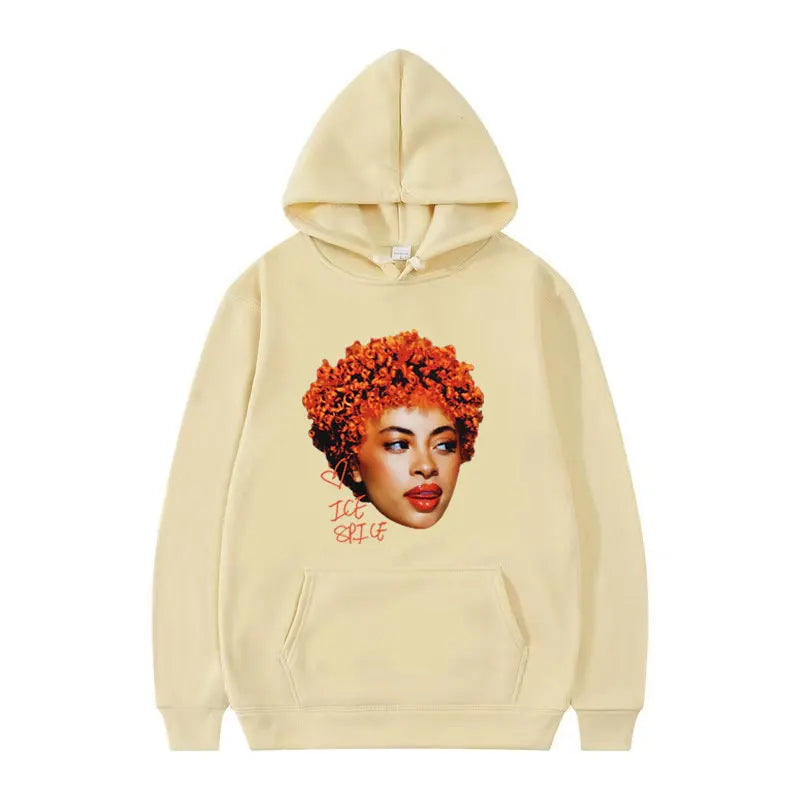 Rapper Ice Spice Certified Munch Graphic Hoodies for Men Women Fashion Hip Hop Aesthetic Hoodie Casual Sweatshirt Y2K Streetwear