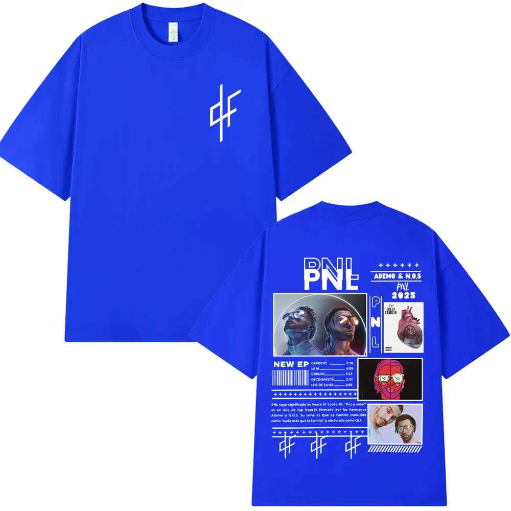 Le Monde Chico T Shirt PNL Album French Rapper Graphic Print T-shirt Men Women Hip Hop Fashion Short Sleeve Tee Shirt Streetwear