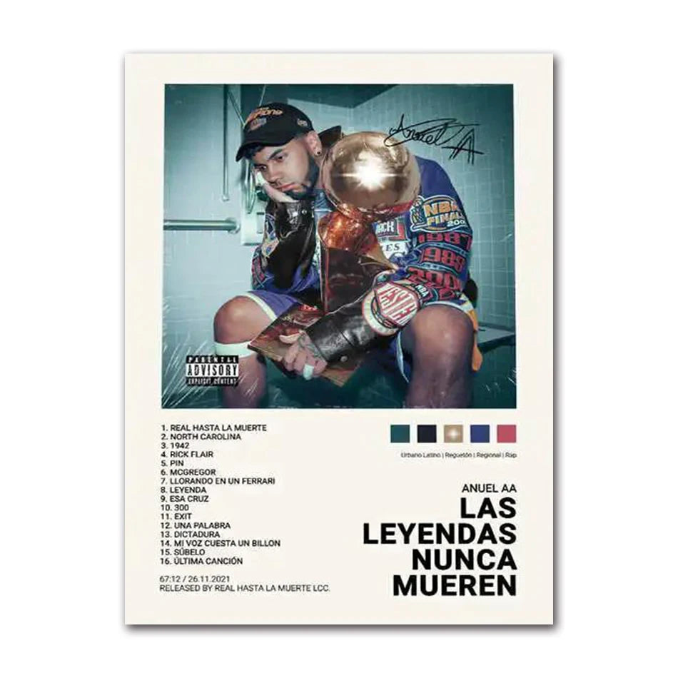 Cuadro "Las Leyendas Nunca Mueren"