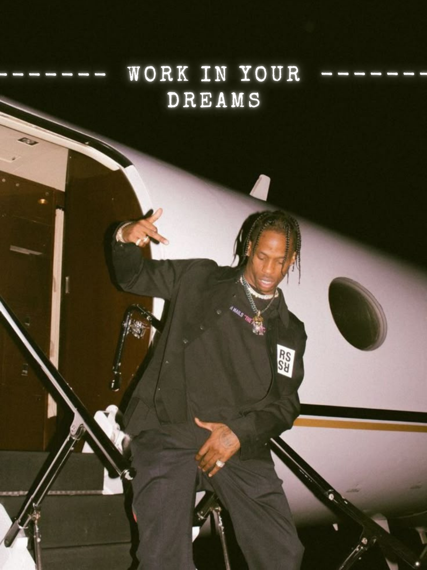 Cuadro Travis Scott "Work In Your Dreams"