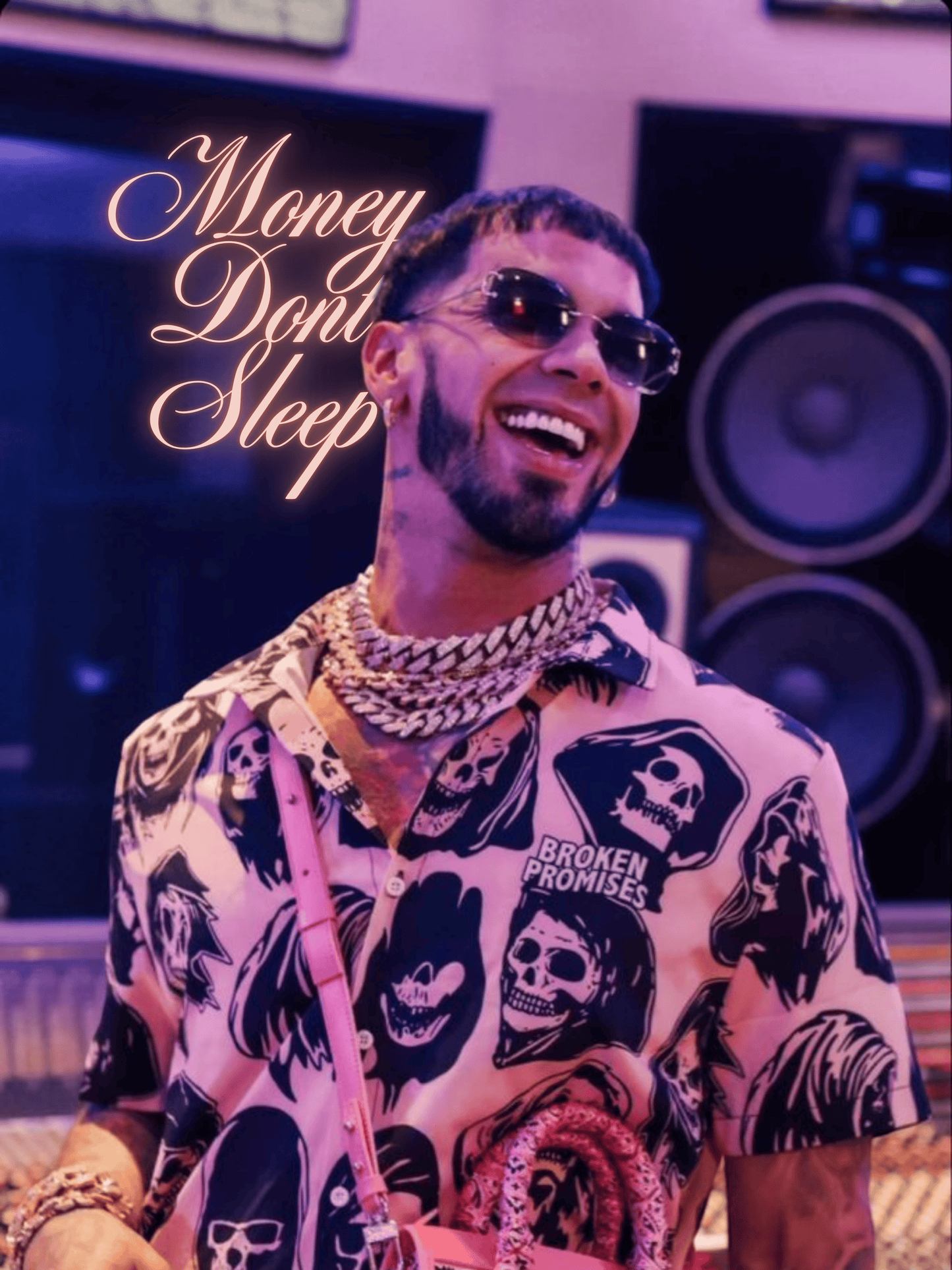 Cuadro Anuel AA "Money Dont Sleep"