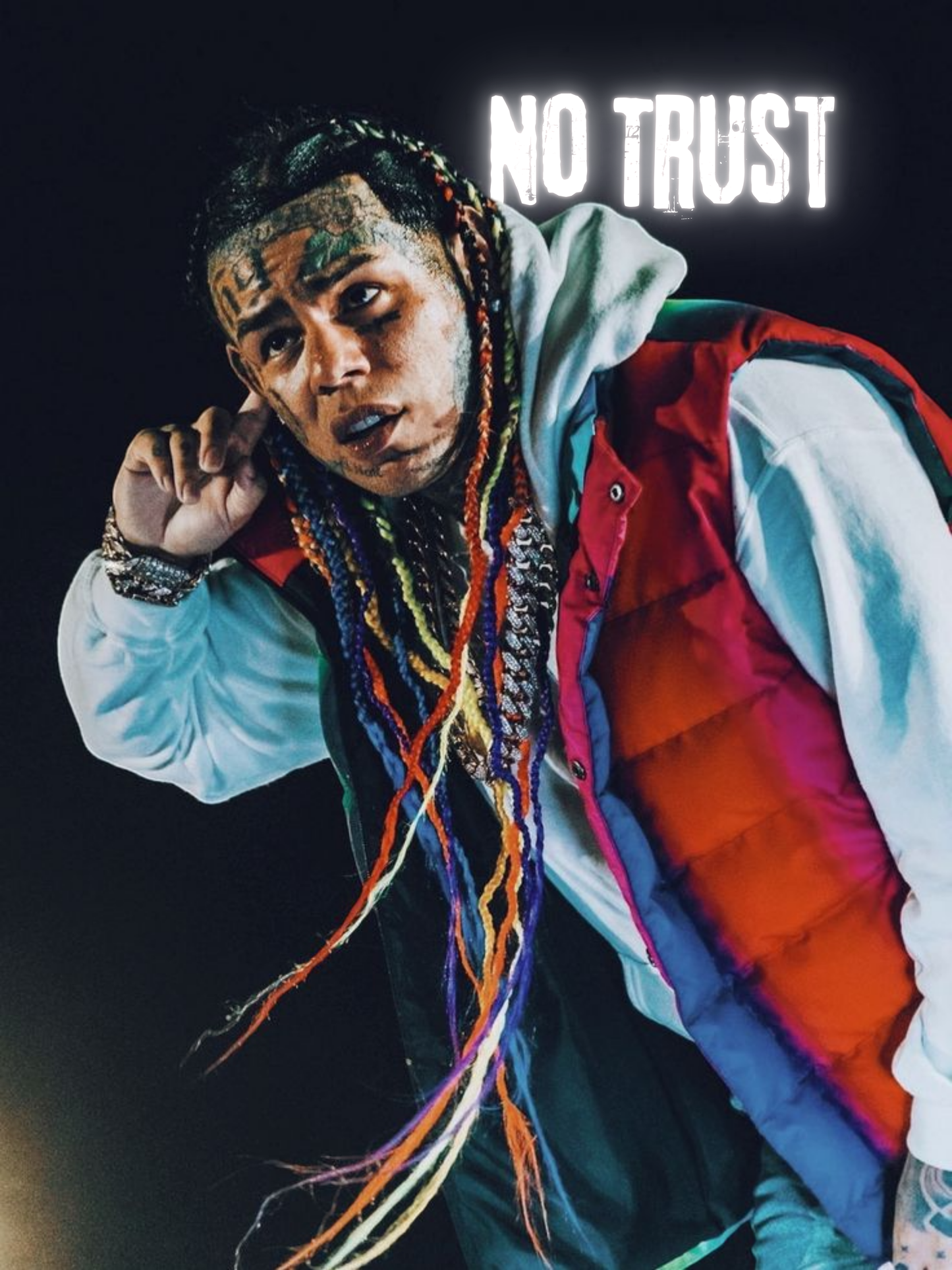 Cuadro 6ix9ine "No Trust"
