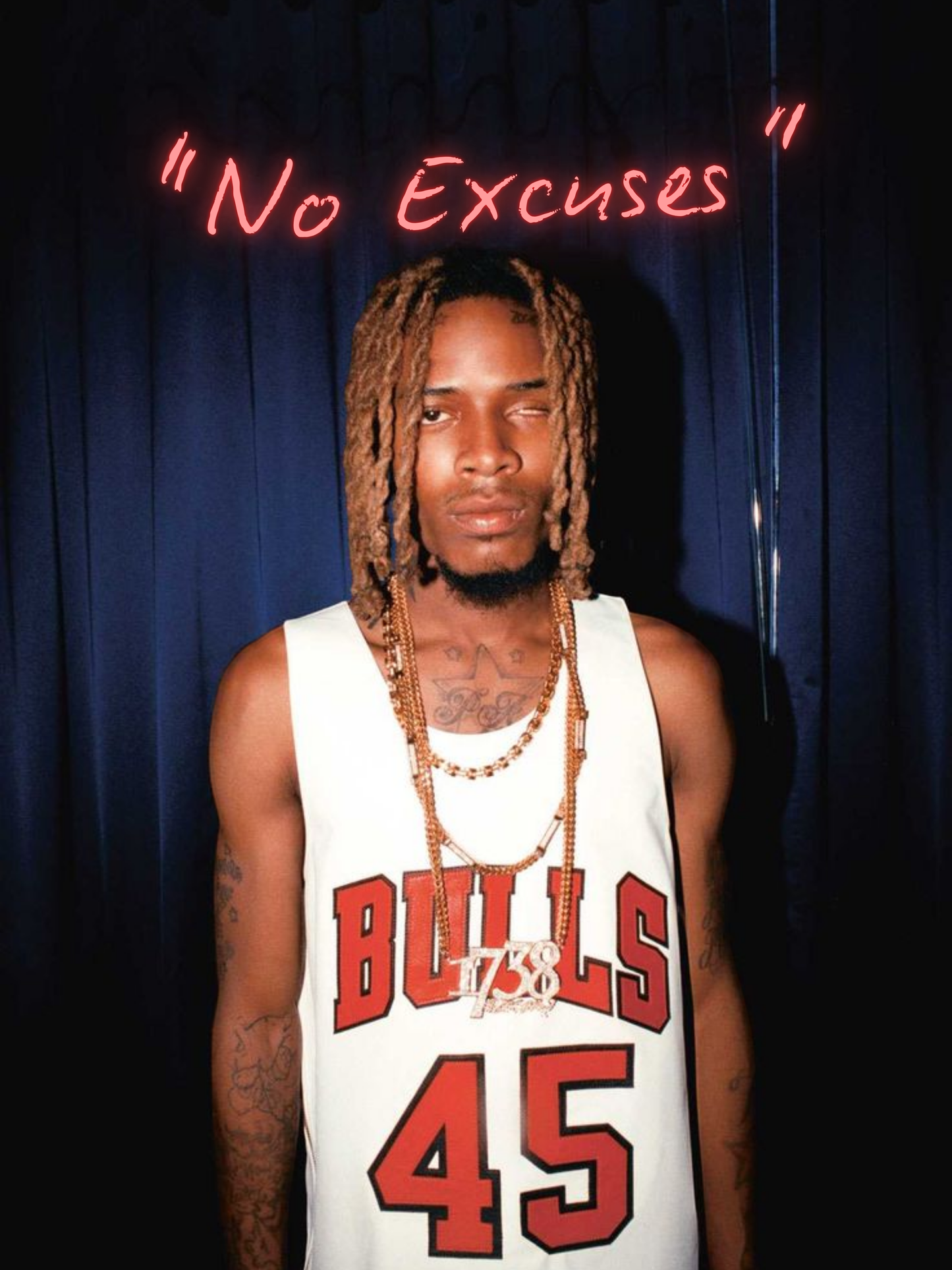 Cuadro Fetty Wap "No Excuses"