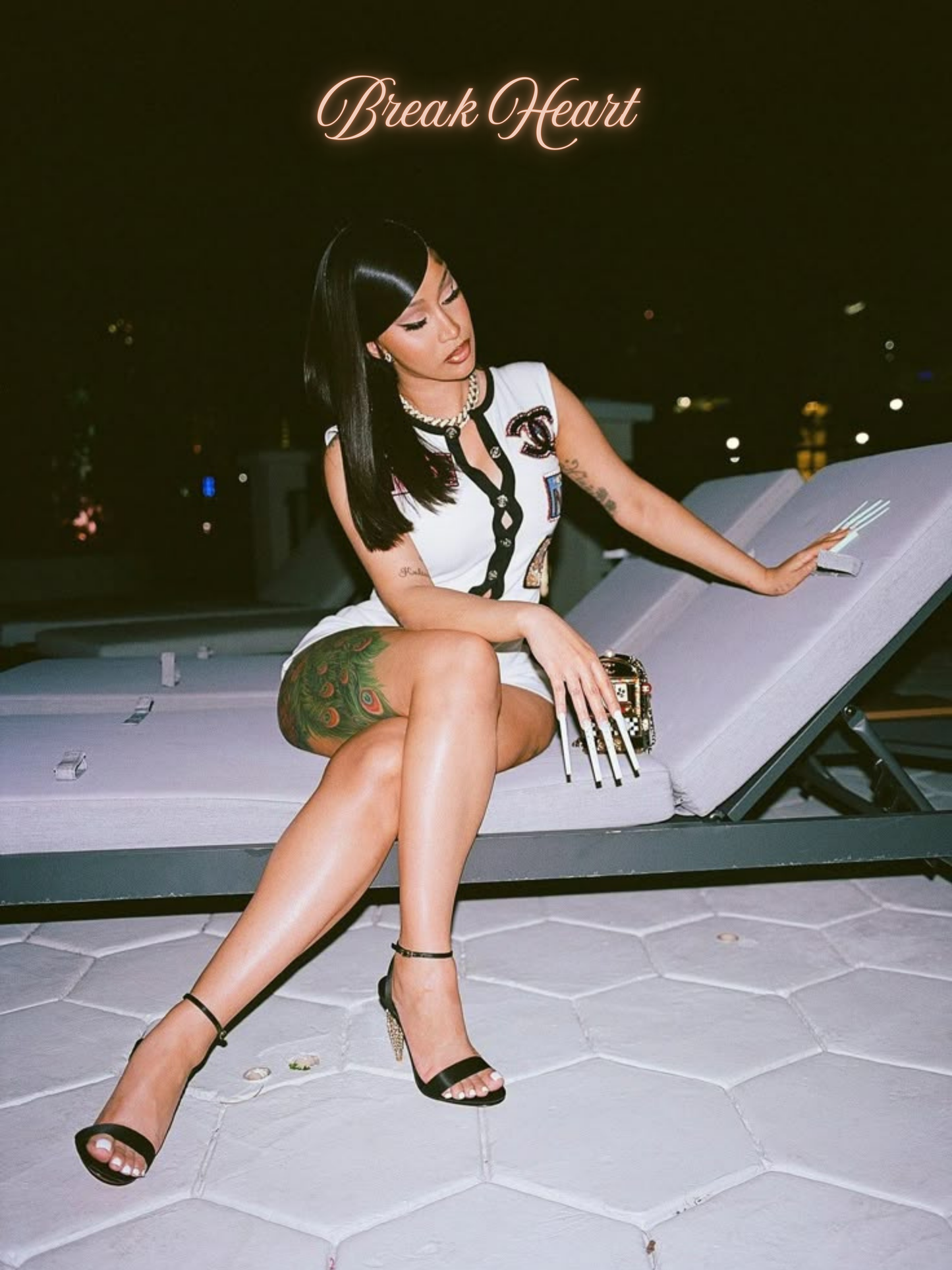 Cuadro Cardi B "Break Heart"