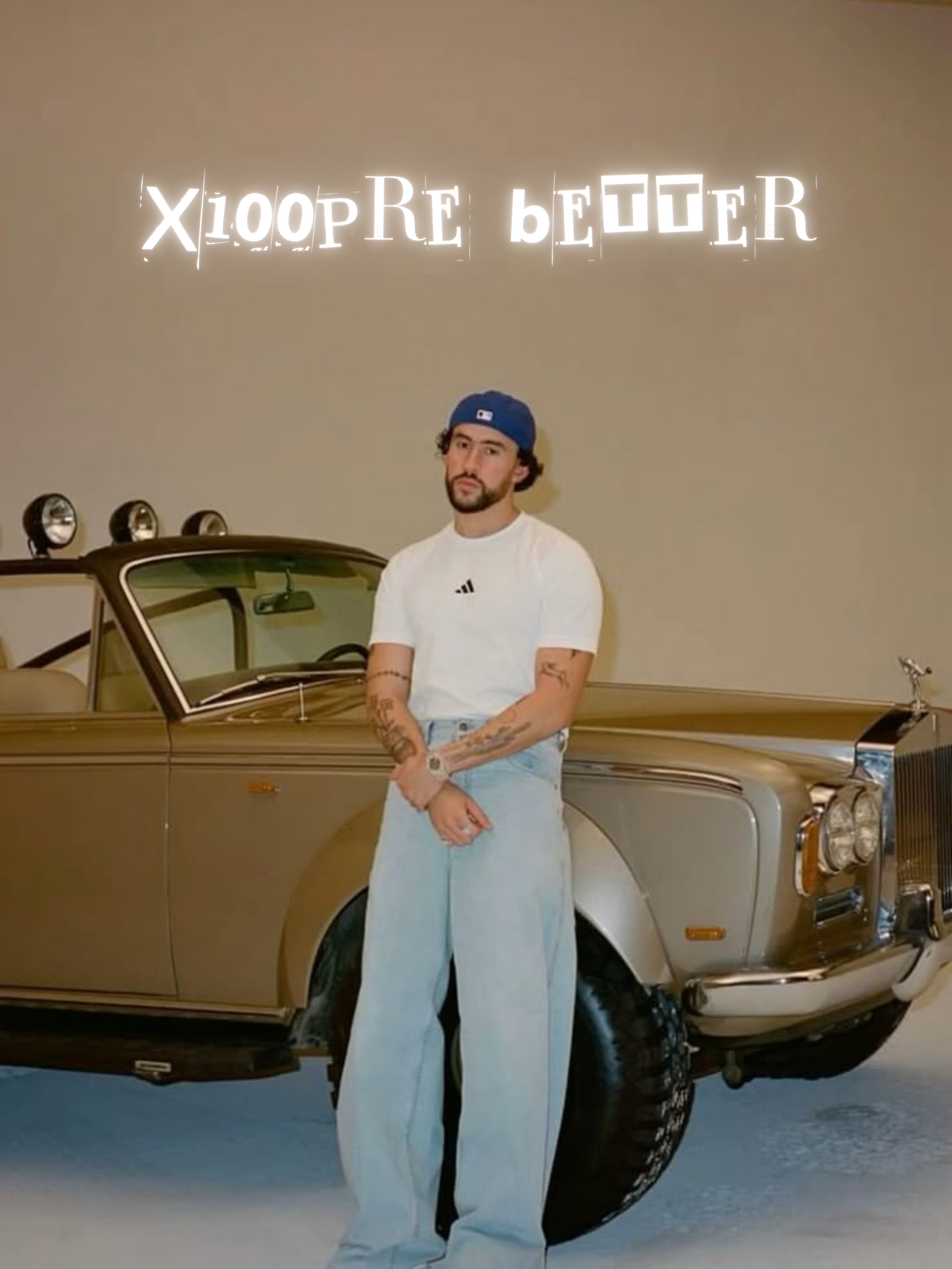 Cuadro Bad Bunny "X100pre Better"