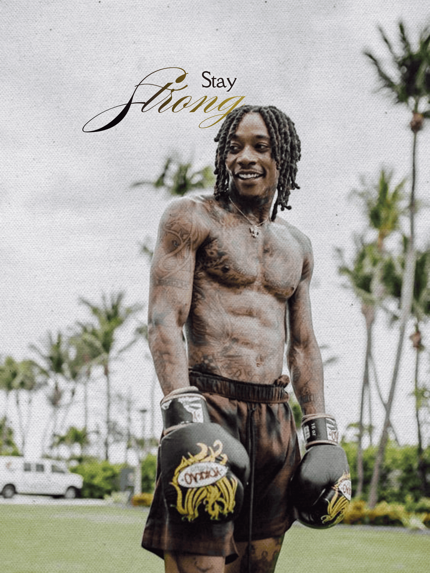 Cuadro Wiz Khalifa "Stay Strong"