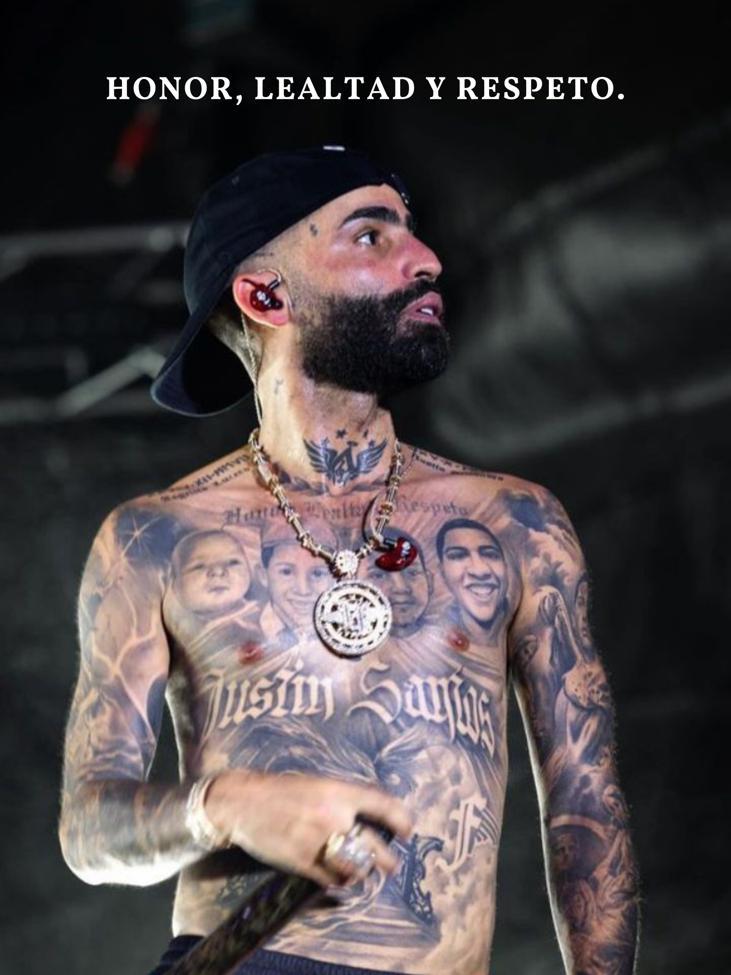 Cuadro Arcangel "Honor, Lealtad Y Respeto"