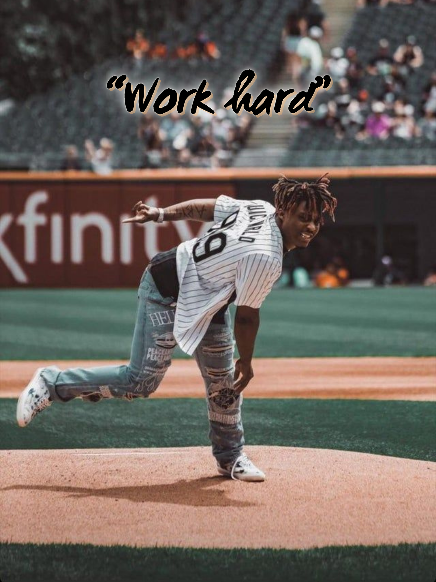 Cuadro Juice Wrld "Work Hard"