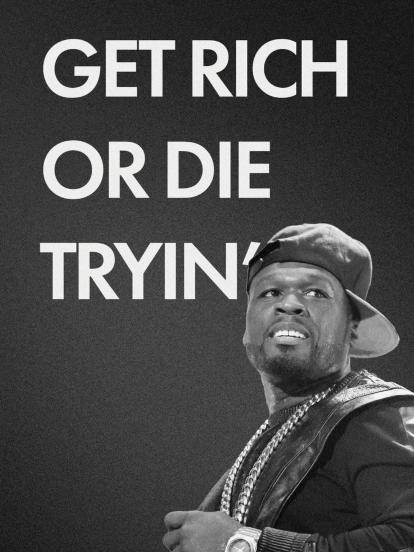 Cuadro 50Cent " Get Rich Or Die Tryin' "