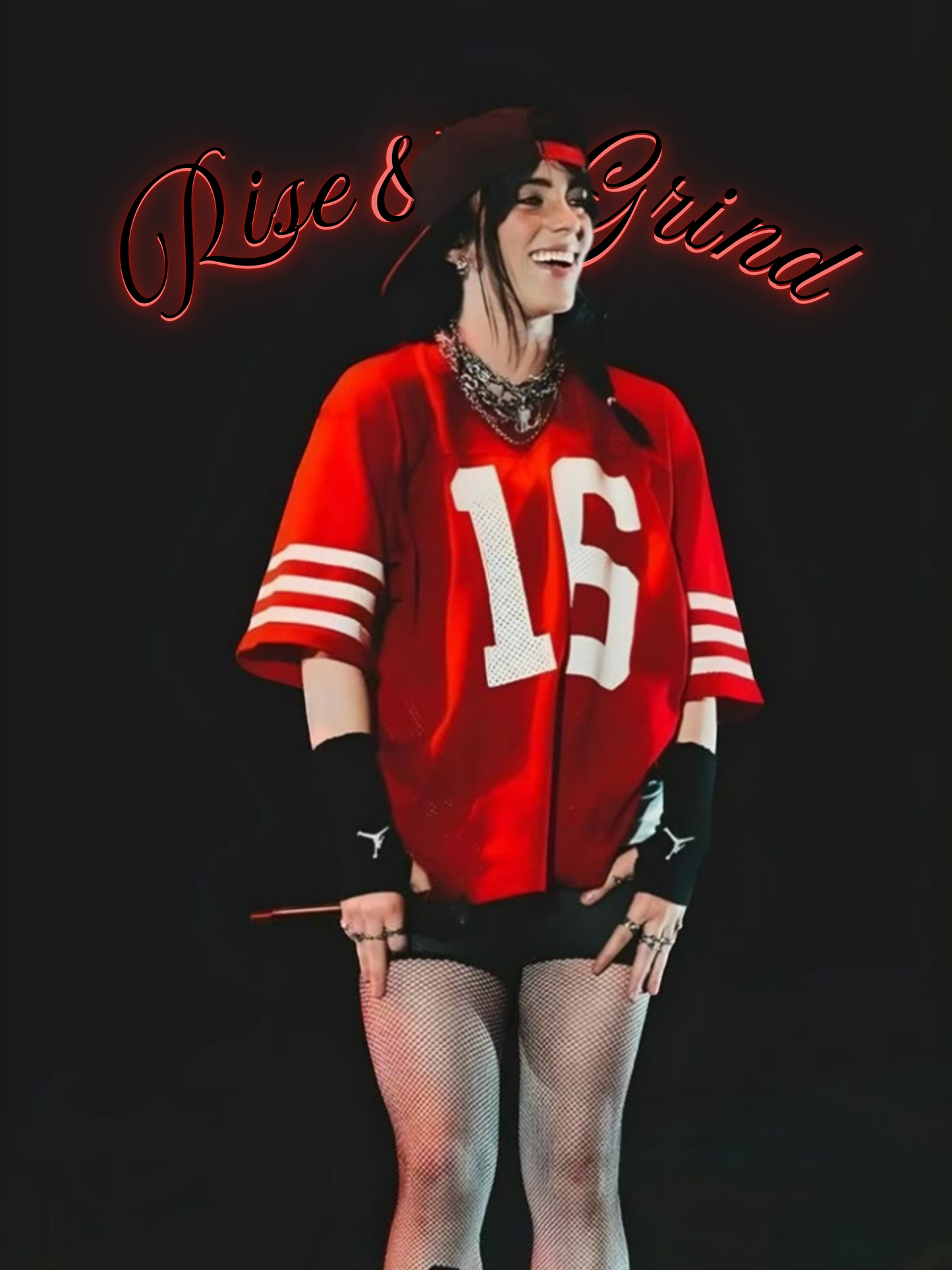 Cuadro Billie Eilish "Rise & Grind"