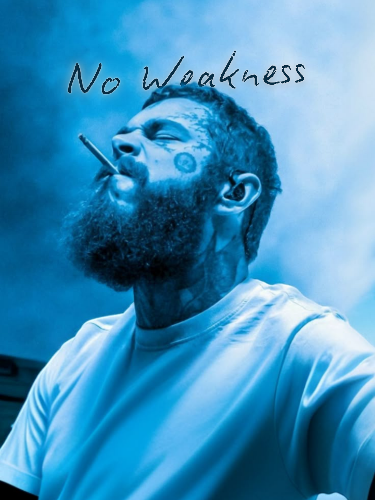 Cuadro Post Malone "No Weakness"