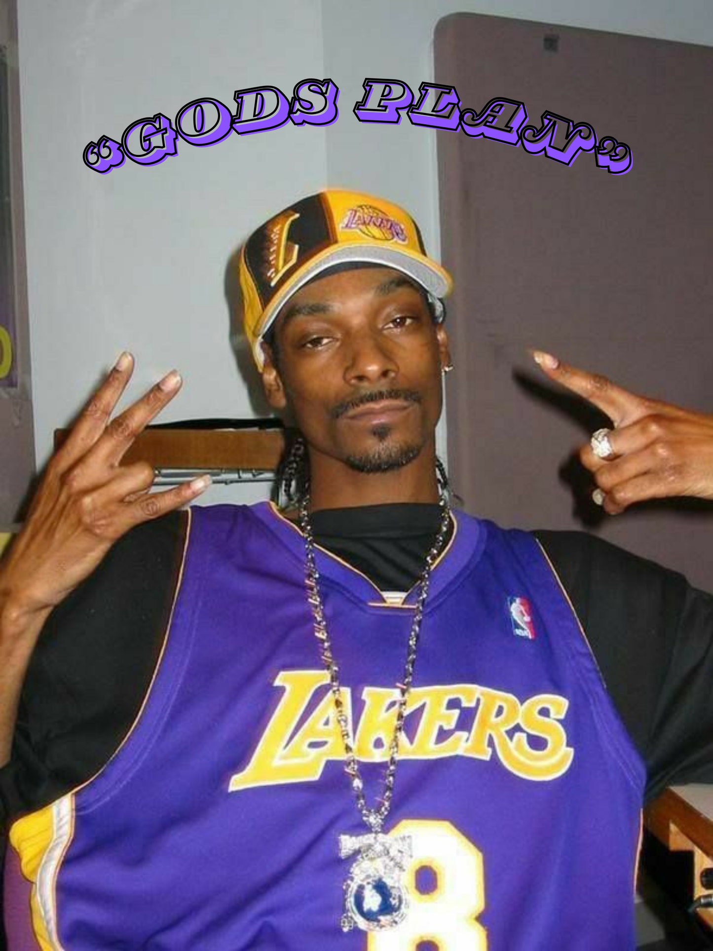 Cuadro SnoopDogg "Gods Plan"