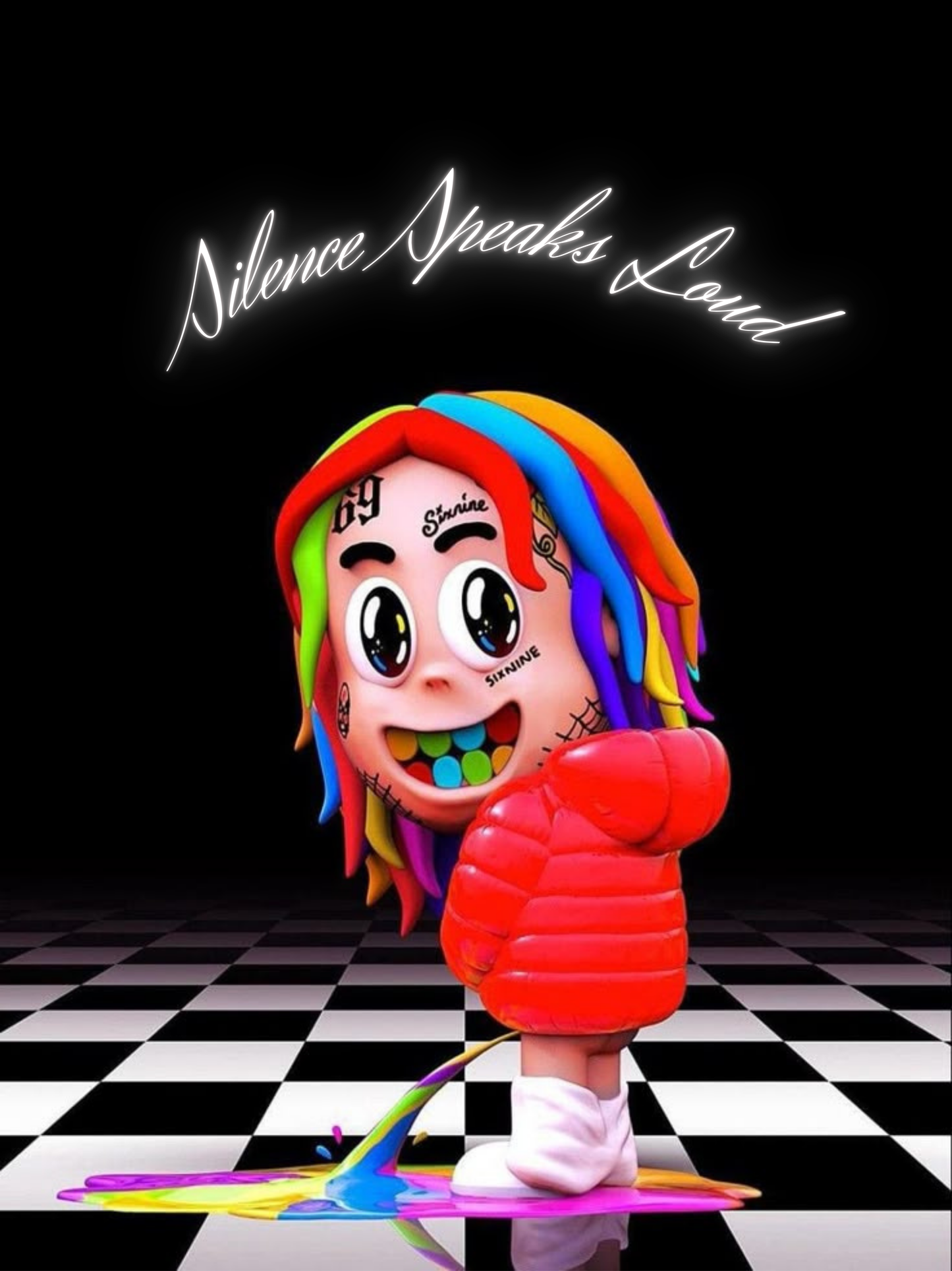 Cuadro 6ix9ine "Silence"