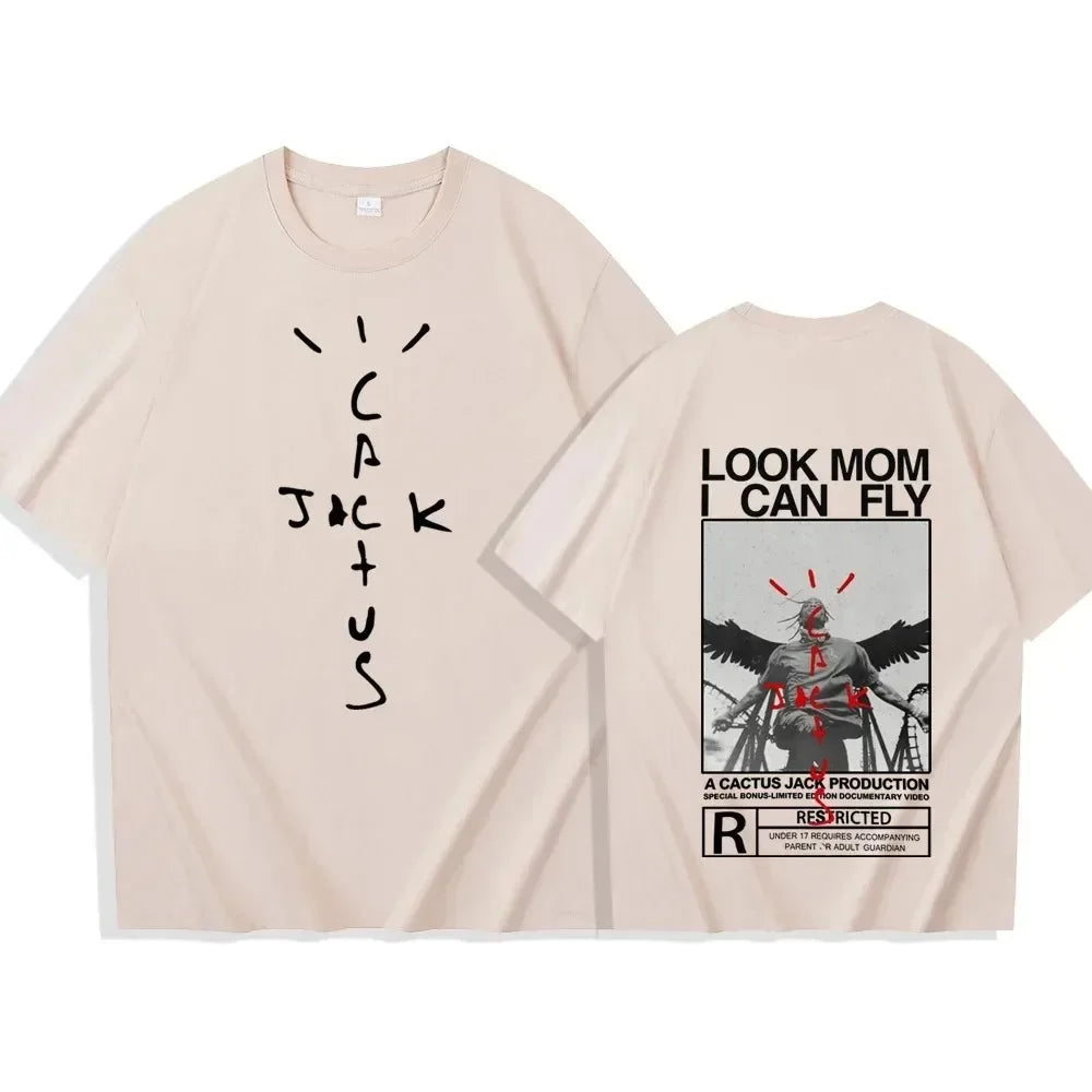 Camiseta Travis Look Mom I Can Fly