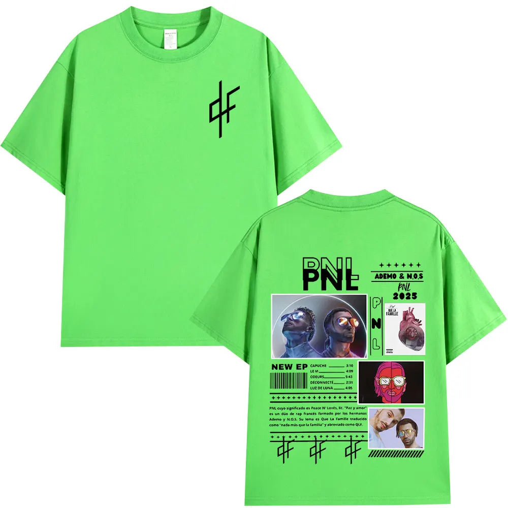 Le Monde Chico T Shirt PNL Album French Rapper Graphic Print T-shirt Men Women Hip Hop Fashion Short Sleeve Tee Shirt Streetwear
