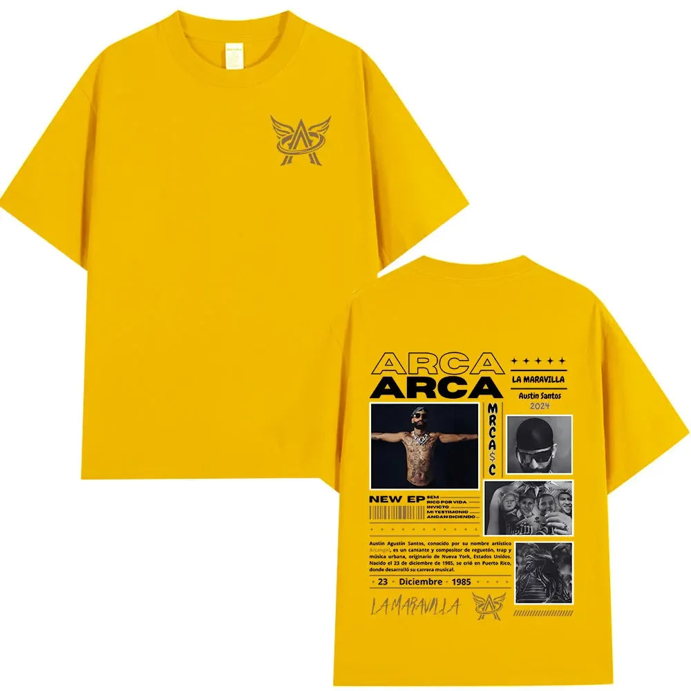 Rapper Arcangel Album T shirt Mens Women Clothing Hip Hop Fashion Oversized Short Sleeve T-shirt Casual Cotton T-shirts Fan Gift
