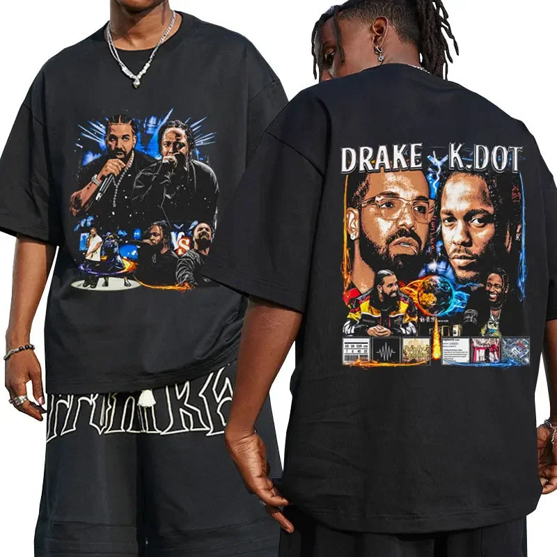 Camiseta OzerSize Drake Vs. Kendrick Lamar
