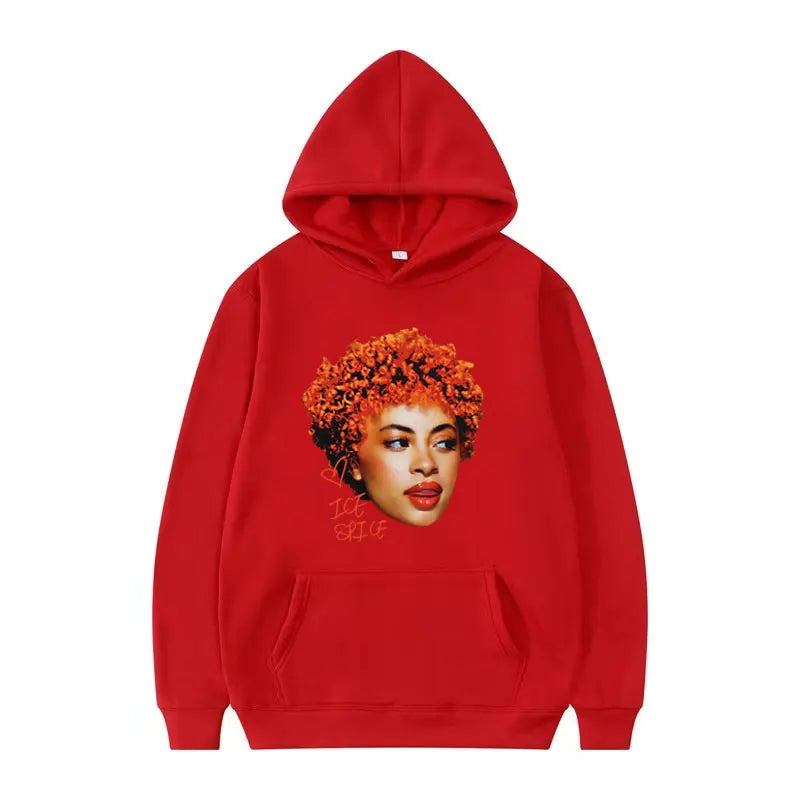 Rapper Ice Spice Certified Munch Graphic Hoodies for Men Women Fashion Hip Hop Aesthetic Hoodie Casual Sweatshirt Y2K Streetwear