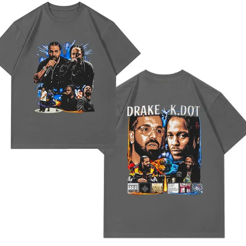 Camiseta OzerSize Drake Vs. Kendrick Lamar