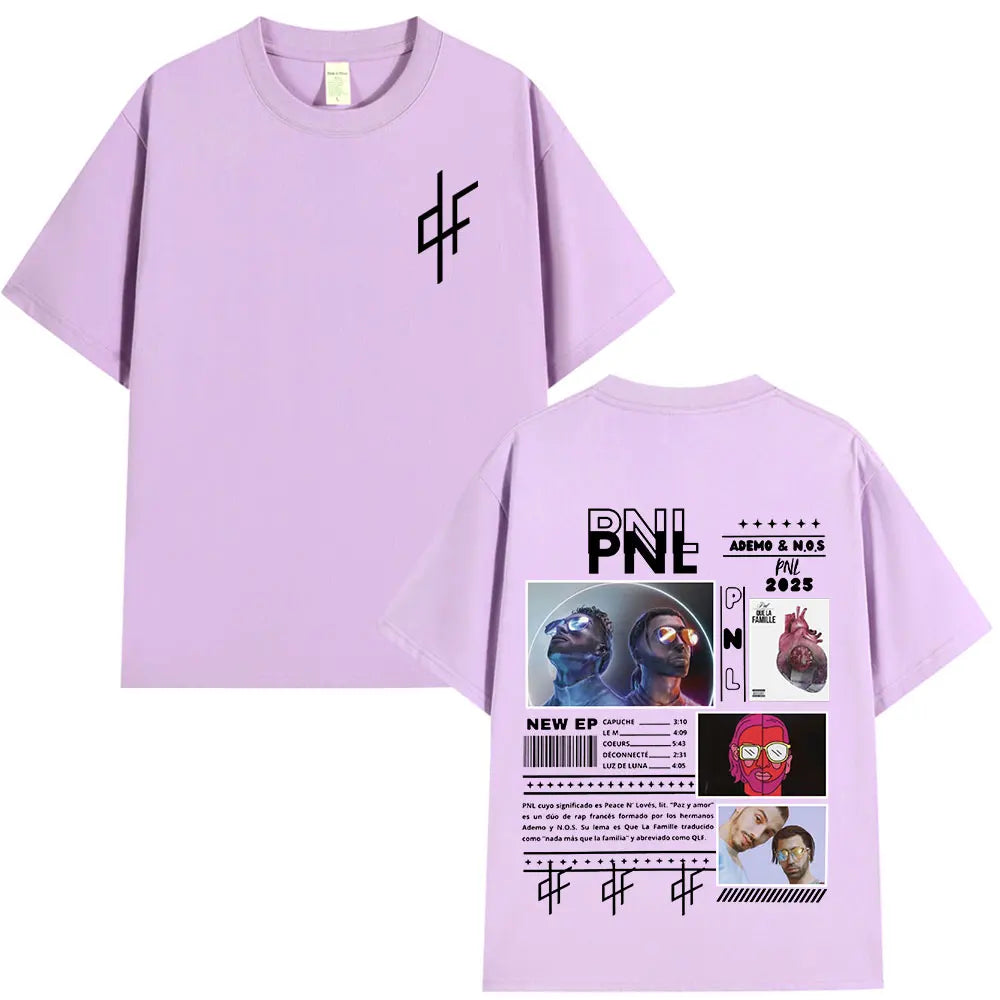 Le Monde Chico T Shirt PNL Album French Rapper Graphic Print T-shirt Men Women Hip Hop Fashion Short Sleeve Tee Shirt Streetwear