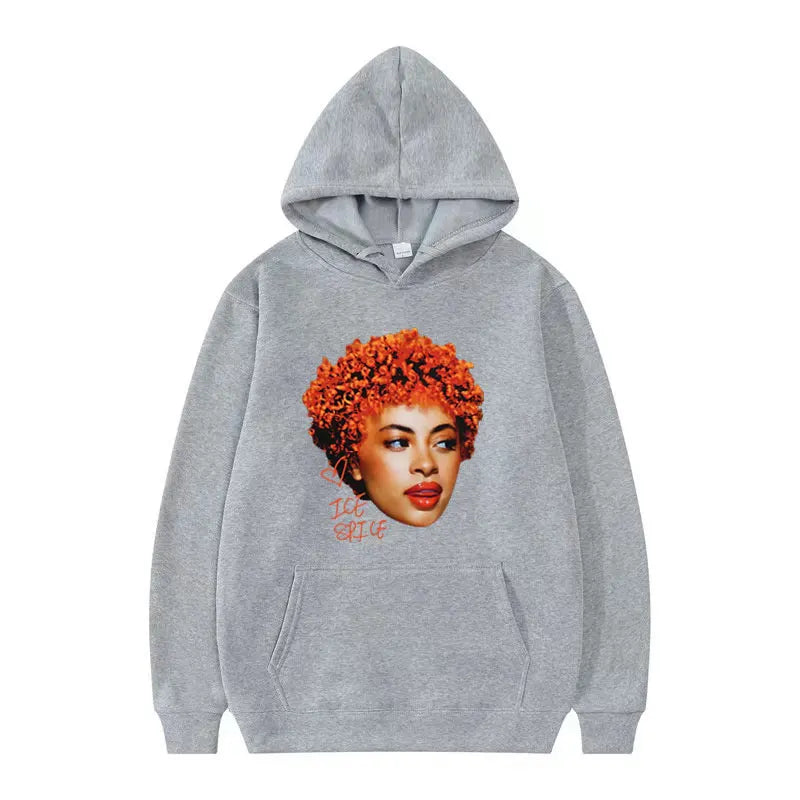 Rapper Ice Spice Certified Munch Graphic Hoodies for Men Women Fashion Hip Hop Aesthetic Hoodie Casual Sweatshirt Y2K Streetwear
