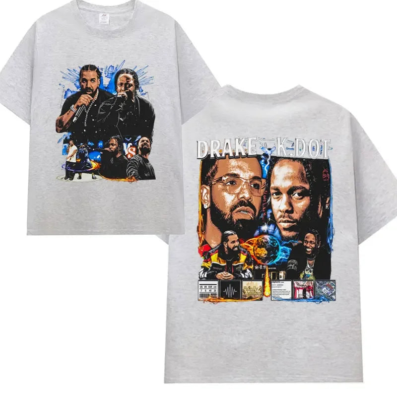 Camiseta OzerSize Drake Vs. Kendrick Lamar