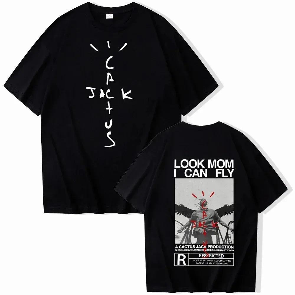 Camiseta Travis Look Mom I Can Fly