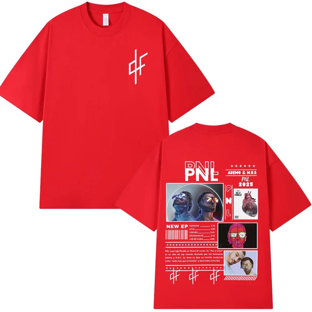 Le Monde Chico T Shirt PNL Album French Rapper Graphic Print T-shirt Men Women Hip Hop Fashion Short Sleeve Tee Shirt Streetwear