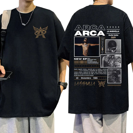 Rapper Arcangel Album T shirt Mens Women Clothing Hip Hop Fashion Oversized Short Sleeve T-shirt Casual Cotton T-shirts Fan Gift