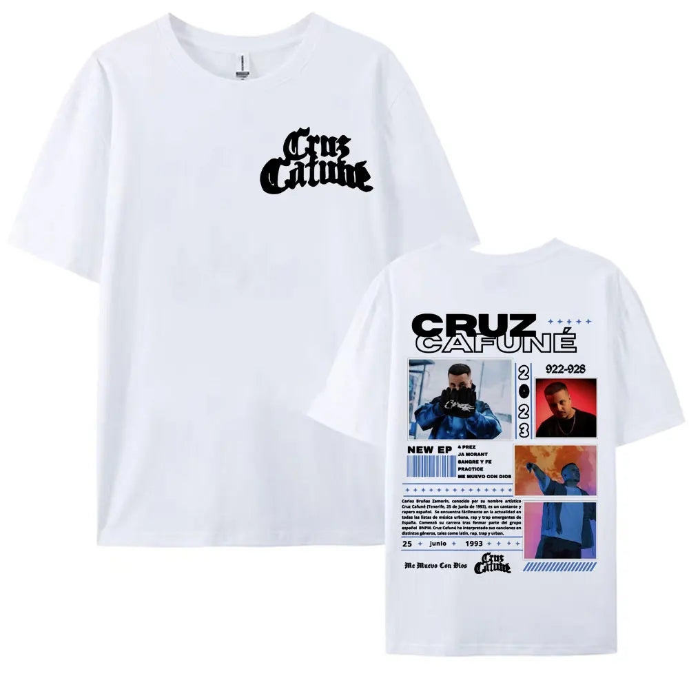 Rapper Cruz 922-928 Album Tour Merch T-shirt Men's Clothing Hip Hop Vintage Fashion T Shirts Summer O-Neck Tops Casual T Shirt