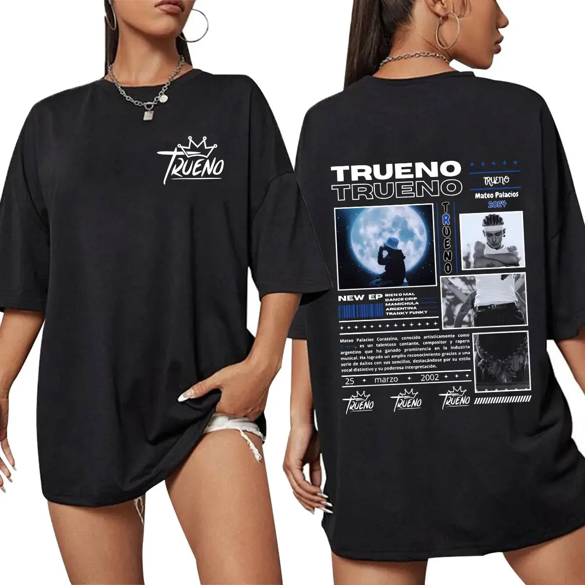 Camiseta OverSize Trueno