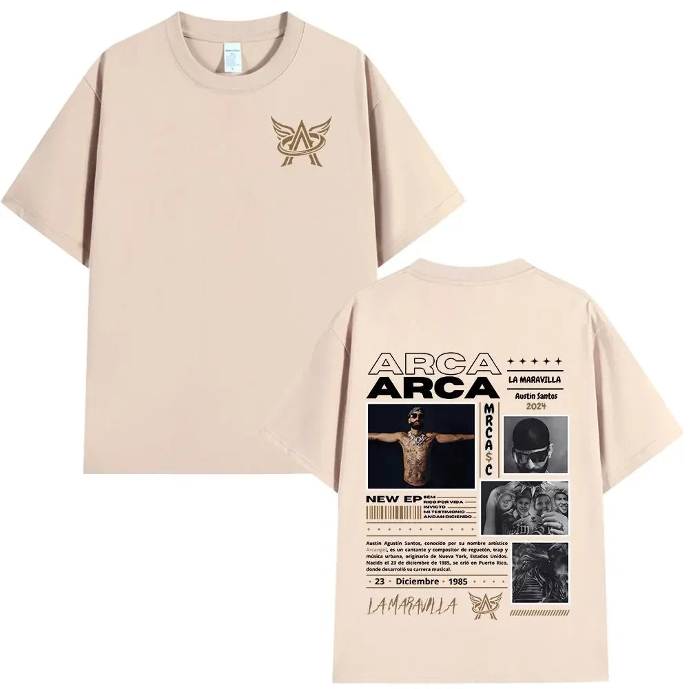 Rapper Arcangel Album T shirt Mens Women Clothing Hip Hop Fashion Oversized Short Sleeve T-shirt Casual Cotton T-shirts Fan Gift