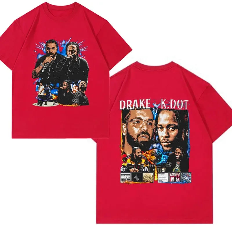 Camiseta OzerSize Drake Vs. Kendrick Lamar