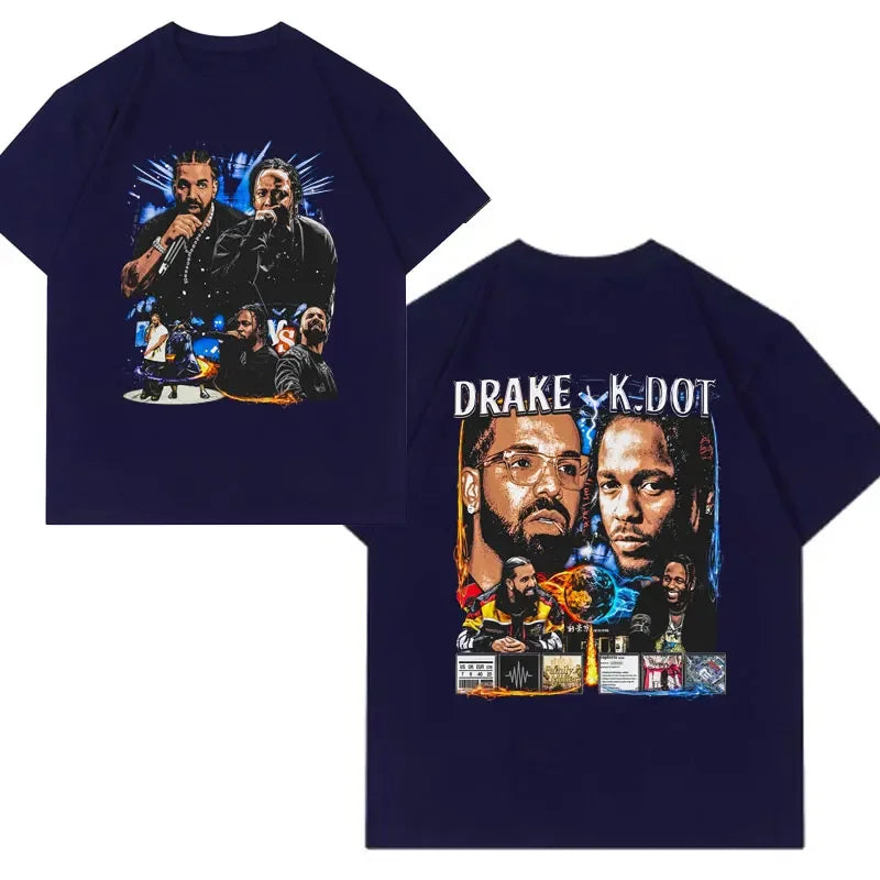 Camiseta OzerSize Drake Vs. Kendrick Lamar