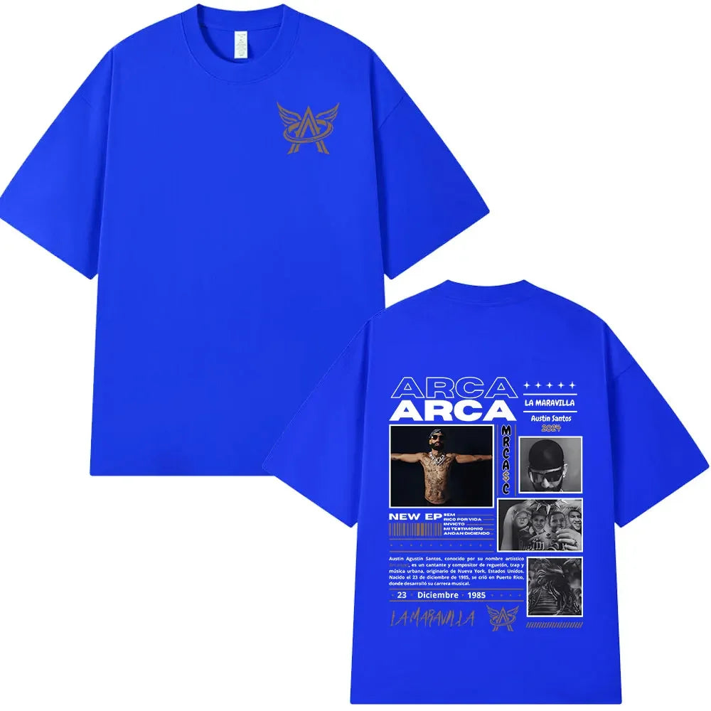 Rapper Arcangel Album T shirt Mens Women Clothing Hip Hop Fashion Oversized Short Sleeve T-shirt Casual Cotton T-shirts Fan Gift