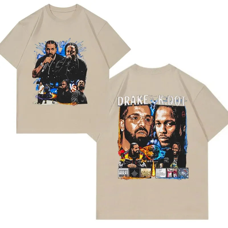 Camiseta OzerSize Drake Vs. Kendrick Lamar