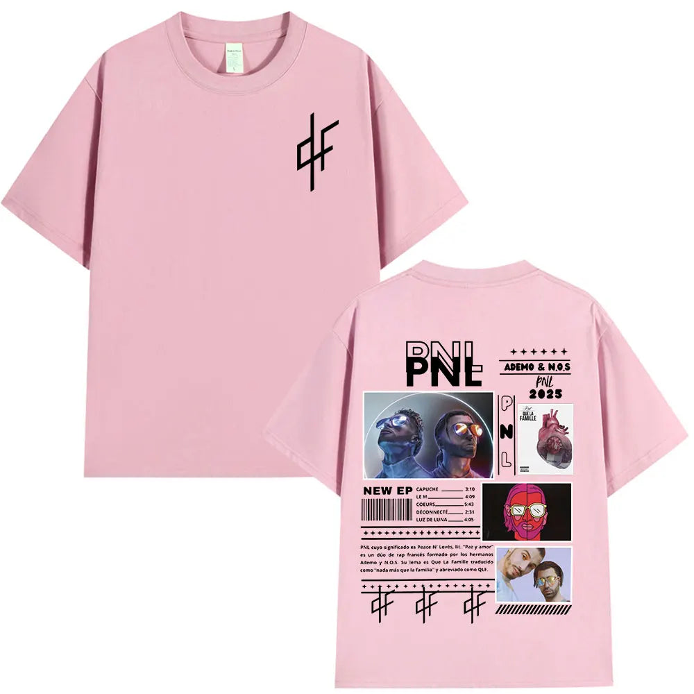 Le Monde Chico T Shirt PNL Album French Rapper Graphic Print T-shirt Men Women Hip Hop Fashion Short Sleeve Tee Shirt Streetwear