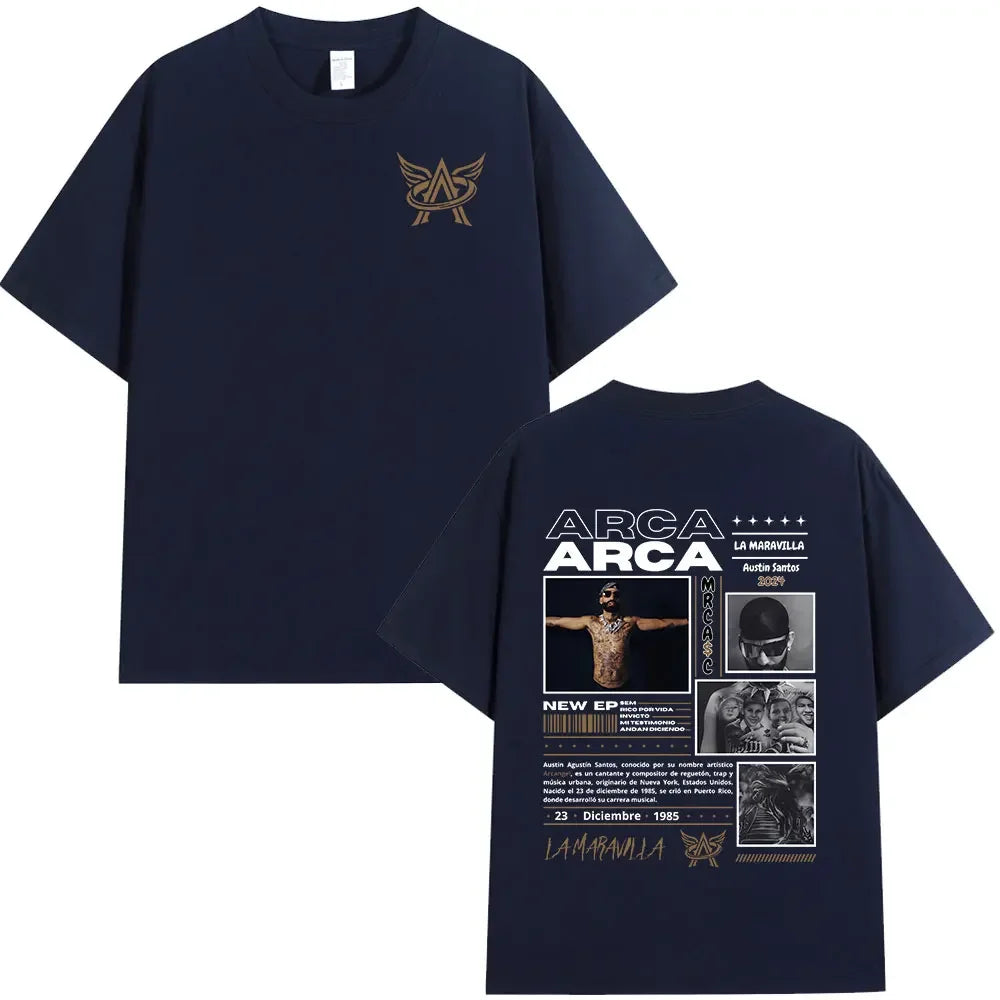 Rapper Arcangel Album T shirt Mens Women Clothing Hip Hop Fashion Oversized Short Sleeve T-shirt Casual Cotton T-shirts Fan Gift