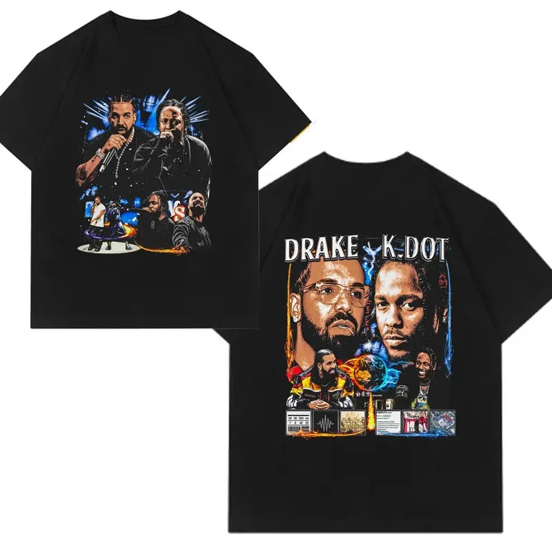 Camiseta OzerSize Drake Vs. Kendrick Lamar