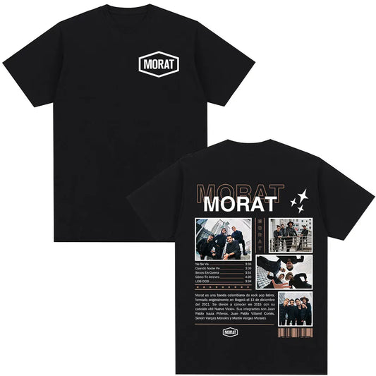 Morat Band Graphic T-shirts Men Women Clothing Fashion Hip Hop T-shirt Casual Cotton Oversized Short Sleeve T Shirts Streetwear
