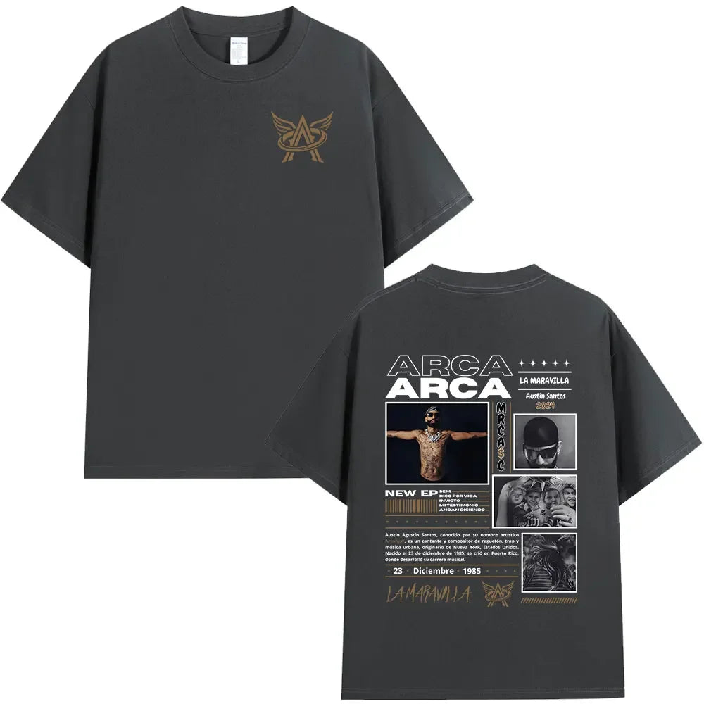 Rapper Arcangel Album T shirt Mens Women Clothing Hip Hop Fashion Oversized Short Sleeve T-shirt Casual Cotton T-shirts Fan Gift