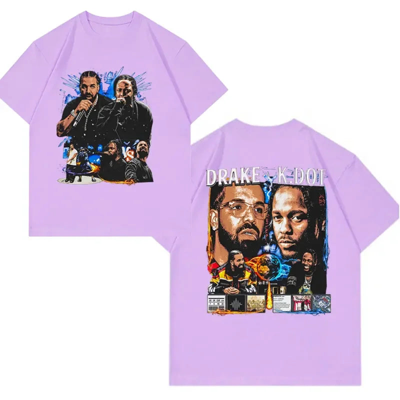 Camiseta OzerSize Drake Vs. Kendrick Lamar