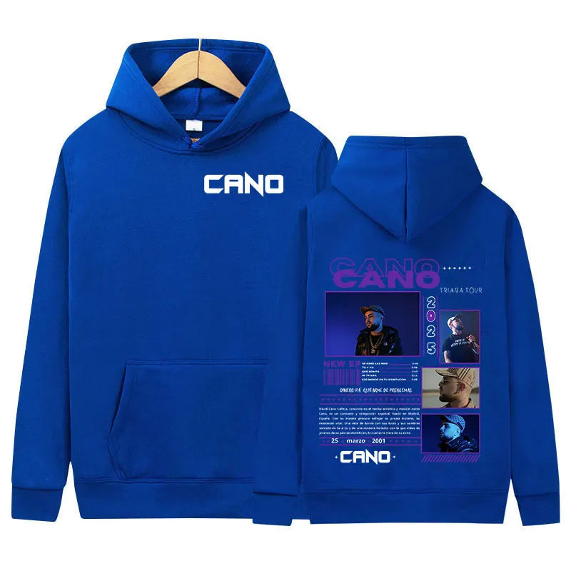 Rapper Cano Music Album Tour 2025 Hoodie Men Women Hip Hop Vintage Pullover Sweatshirt Casual Fashion Oversized Hoody Streetwear