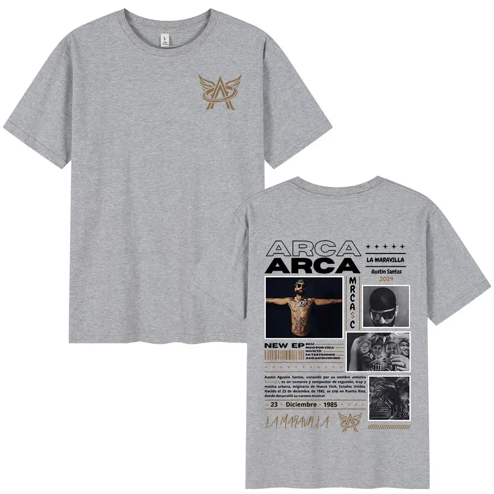 Rapper Arcangel Album T shirt Mens Women Clothing Hip Hop Fashion Oversized Short Sleeve T-shirt Casual Cotton T-shirts Fan Gift