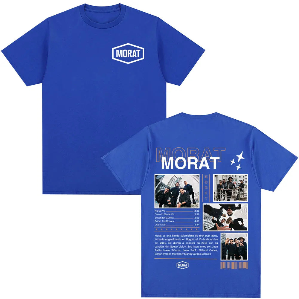 Morat Band Graphic T-shirts Men Women Clothing Fashion Hip Hop T-shirt Casual Cotton Oversized Short Sleeve T Shirts Streetwear