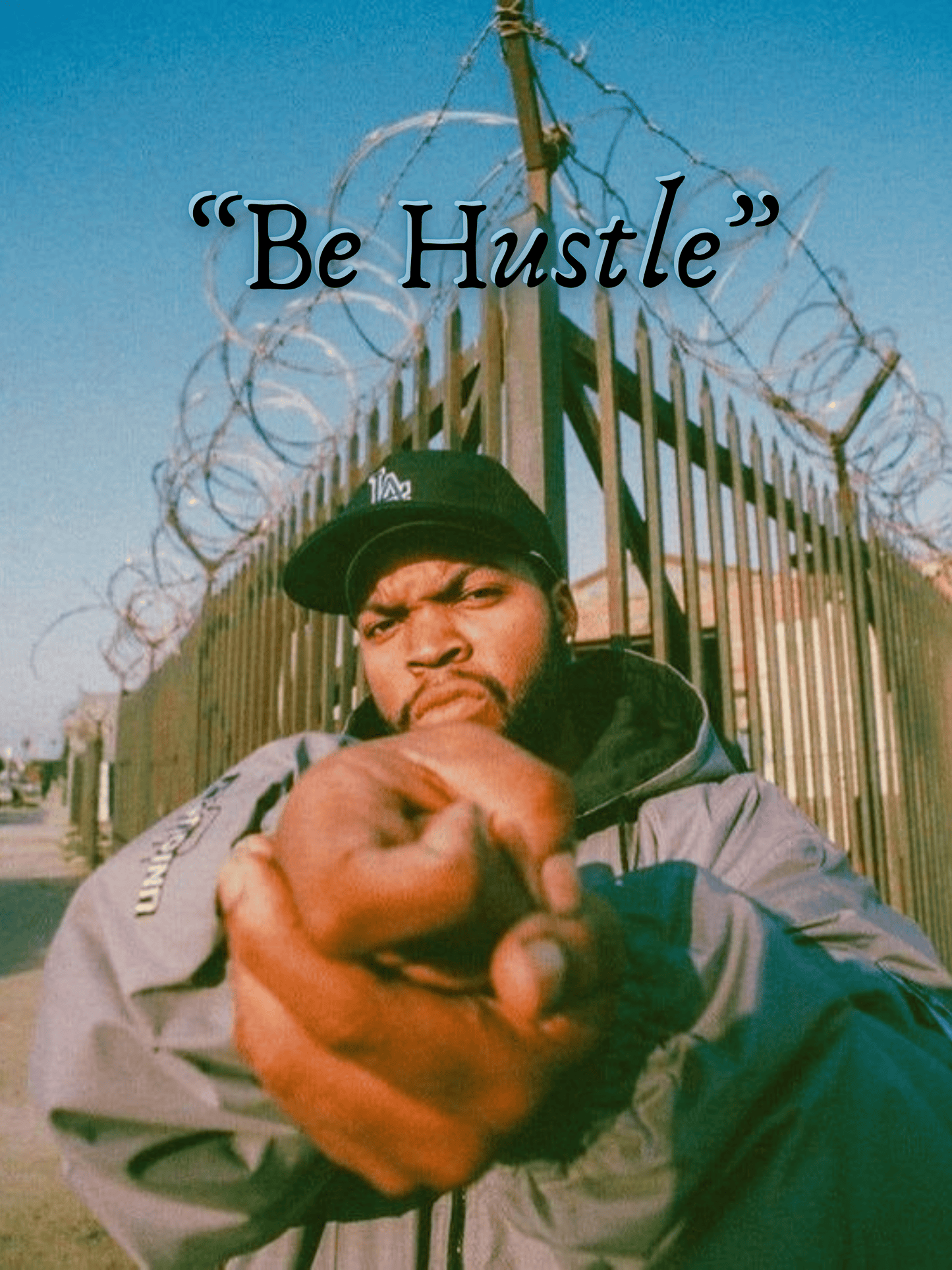 Cuadro Ice Cube "Be Hustle!"