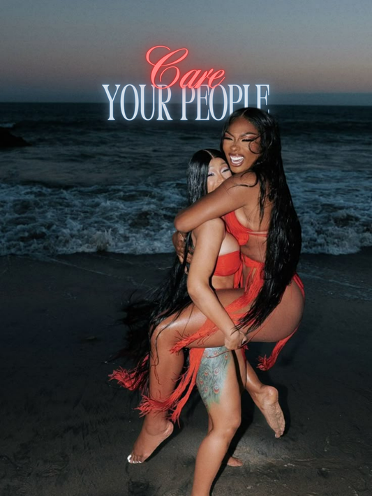 Cuadro Cardi B "Care Your People"