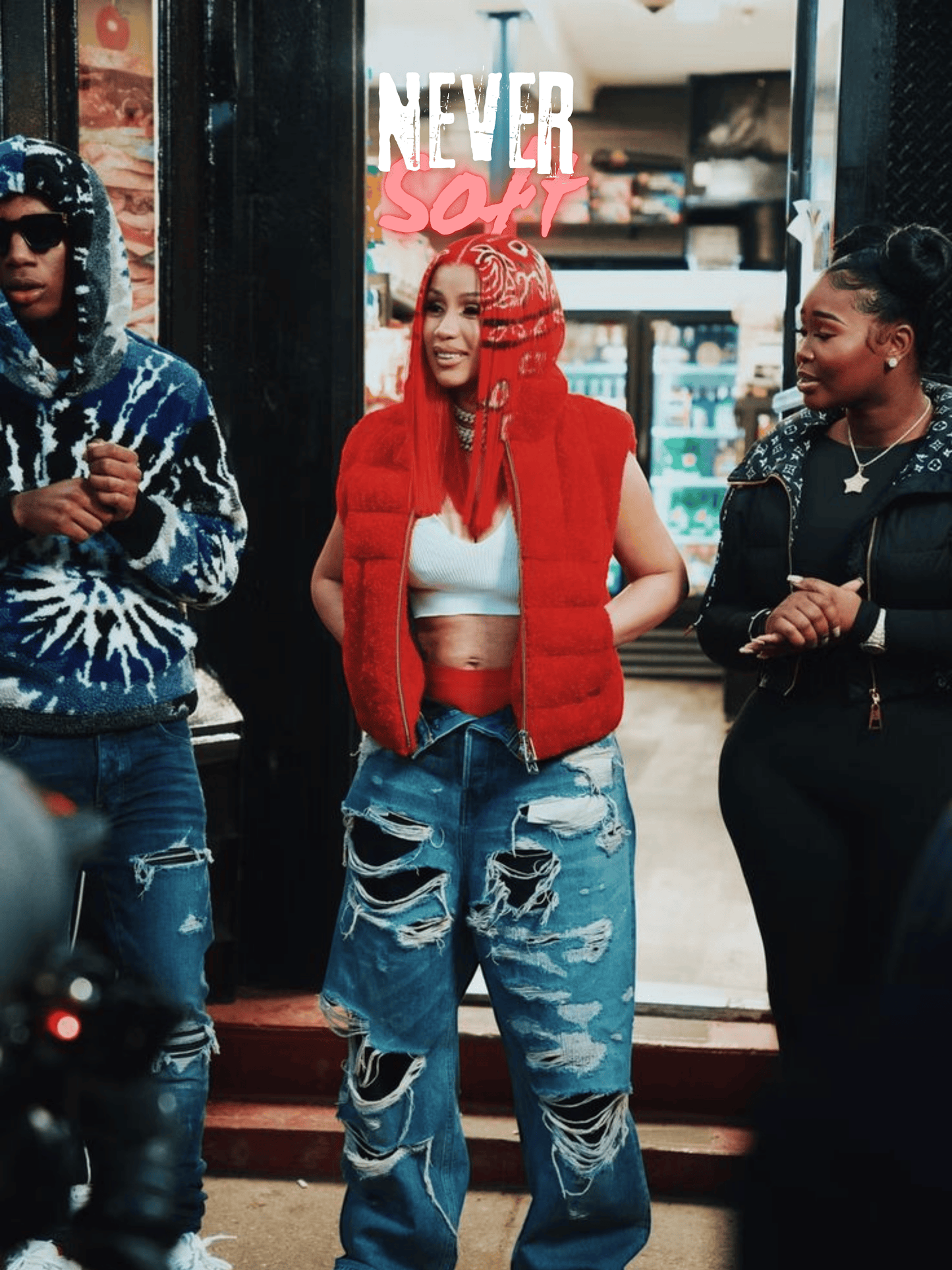 Cuadro Cardi B "Never Soft"