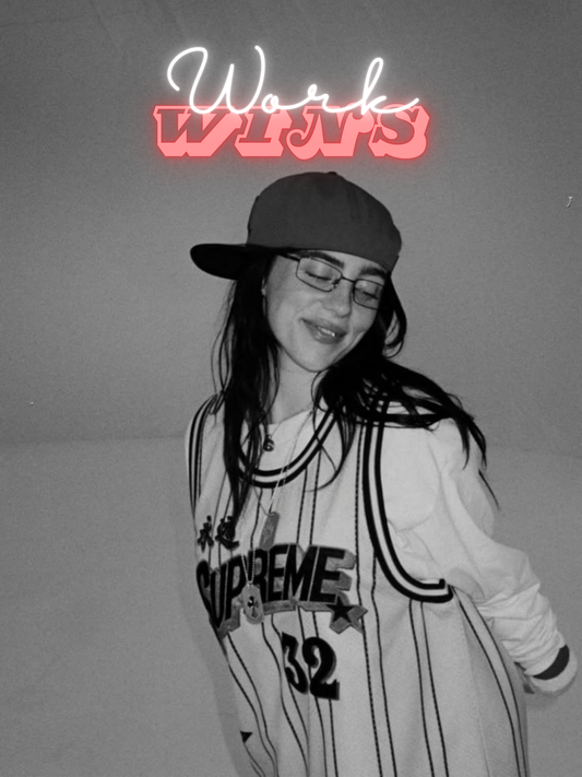 Cuadro Billie Eilish "Work Wins"