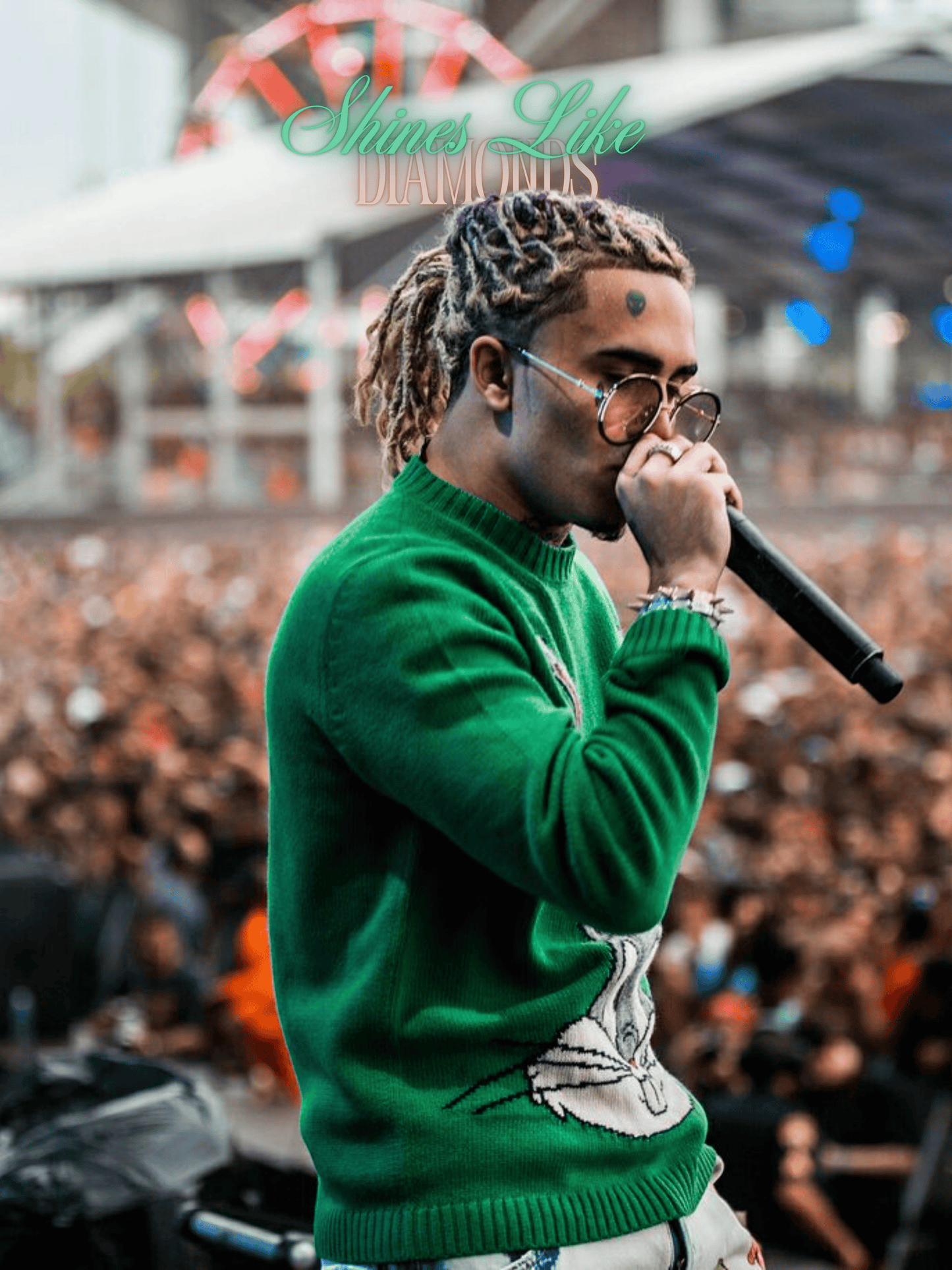 Cuadro Lil Pump "Shines Like Diamonds"